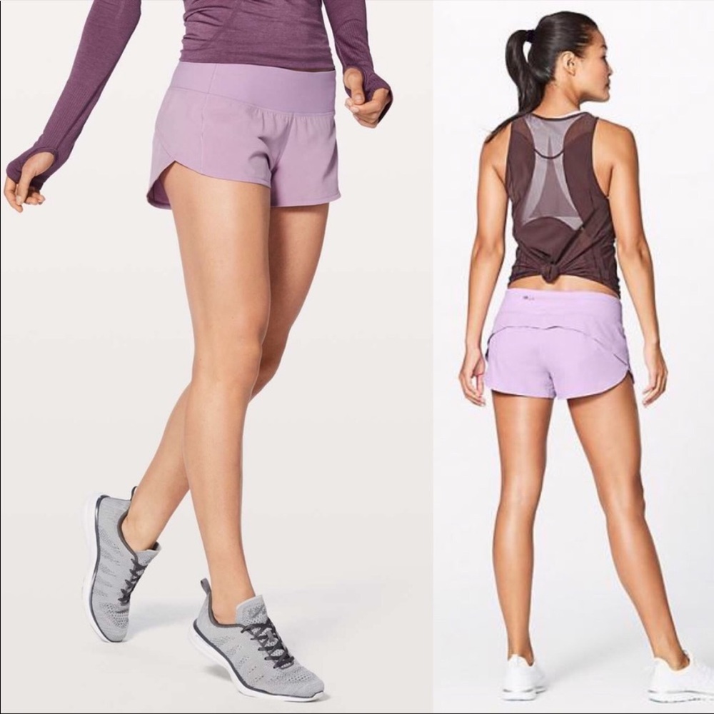 Lululemon Shorts Speed Up Mid Rise 4” in Jubilee